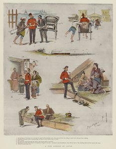 日本上陸 作： Georges Ferdinand Bigot